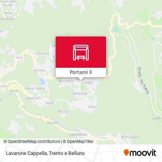 Mappa Lavarone Cappella