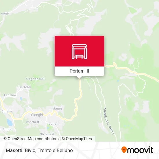 Mappa Masetti. Bivio