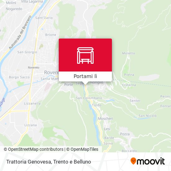 Mappa Trattoria Genovesa