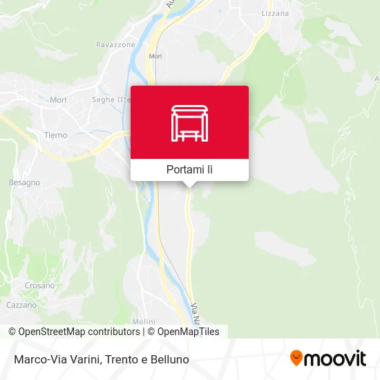 Mappa Marco-Via Varini