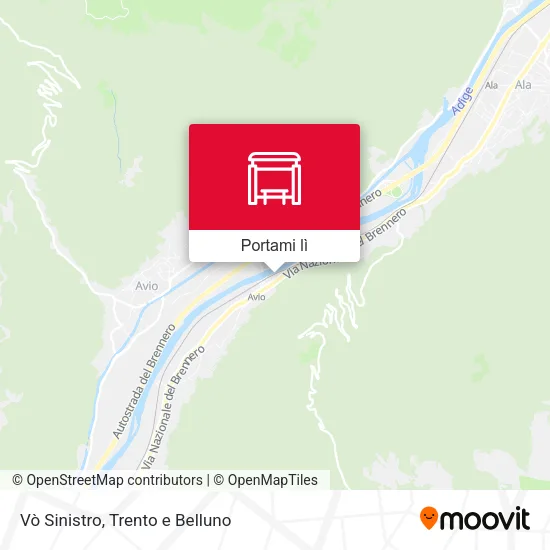 Mappa Vò Sinistro