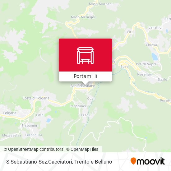 Mappa S.Sebastiano-Sez.Cacciatori