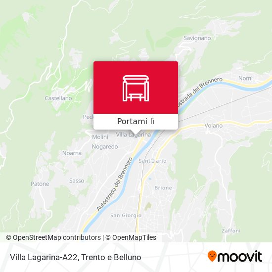 Mappa Villa Lagarina-A22