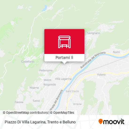 Mappa Piazzo Di Villa Lagarina