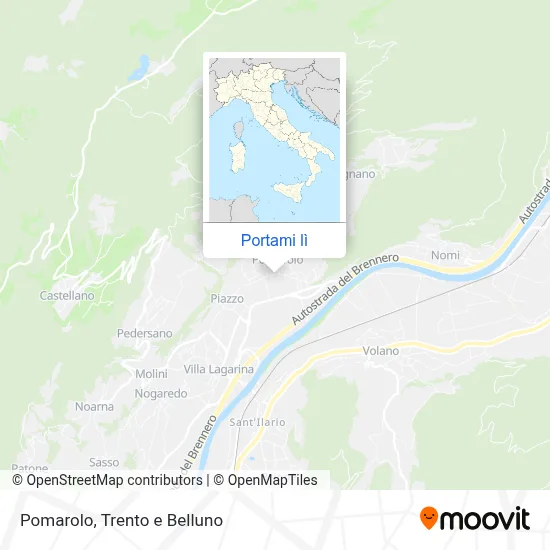 Mappa Pomarolo