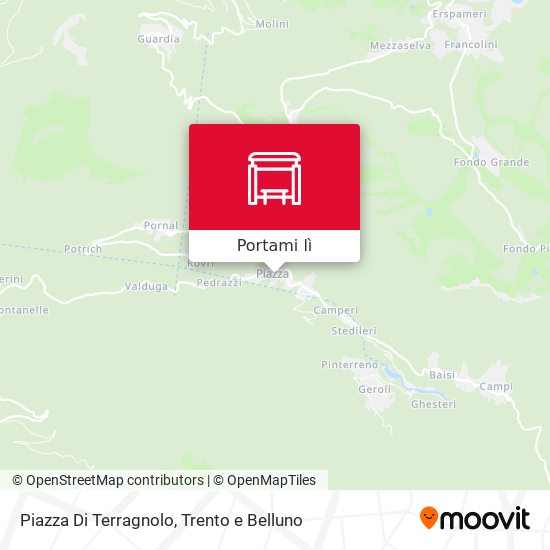 Mappa Piazza Di Terragnolo