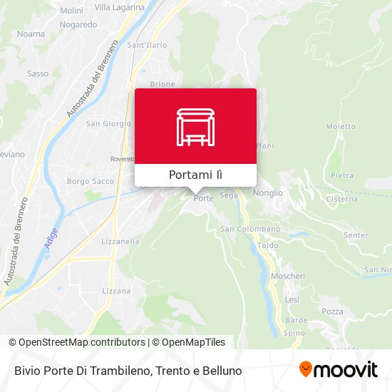 Mappa Bivio Porte Di Trambileno