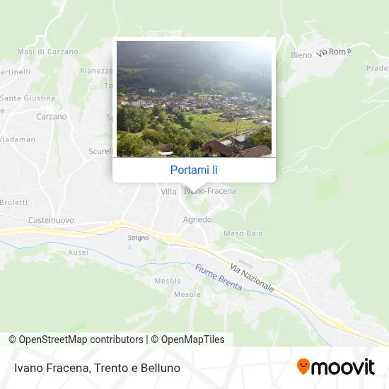 Mappa Ivano Fracena