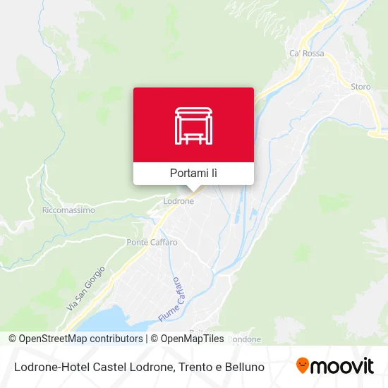 Mappa Lodrone-Hotel Castel Lodrone
