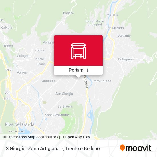 Mappa S.Giorgio. Zona Artigianale