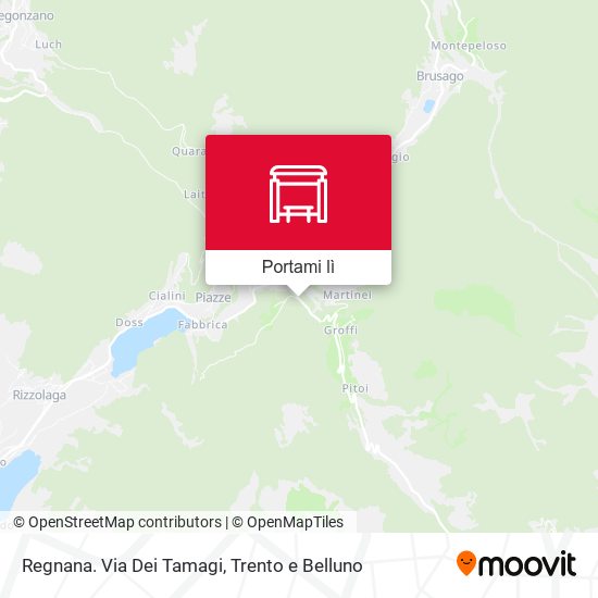 Mappa Regnana. Via Dei Tamagi