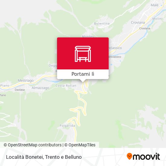 Mappa Località Bonetei