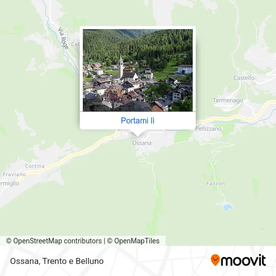 Mappa Ossana