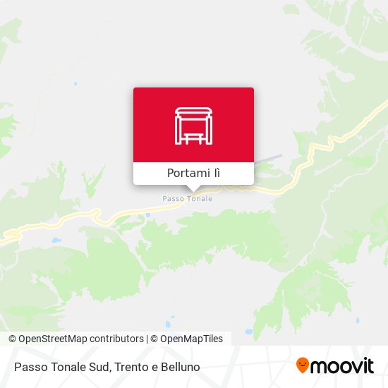 Mappa Passo Tonale Sud