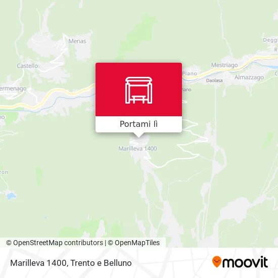 Mappa Marilleva 1400