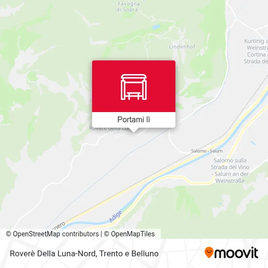 Mappa Roverè Della Luna-Nord