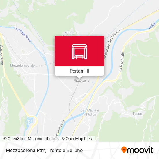 Mappa Mezzocorona Ftm