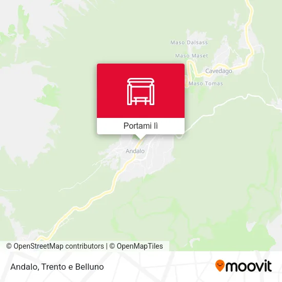 Mappa Andalo