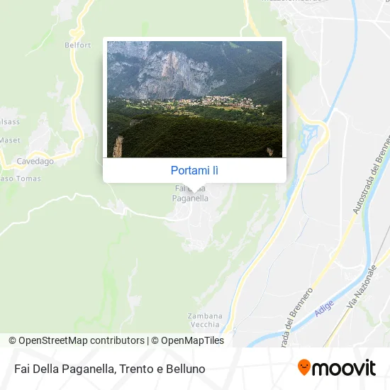 Mappa Fai Della Paganella