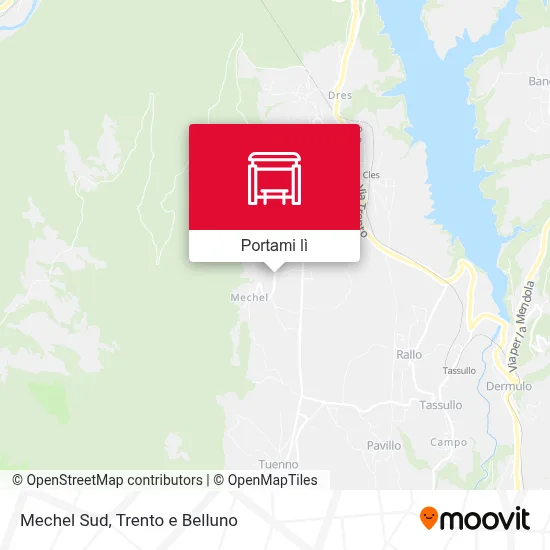 Mappa Mechel Sud