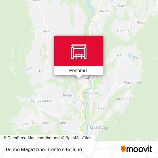Mappa Denno Magazzino