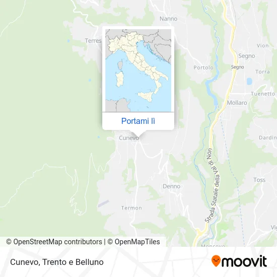 Mappa Cunevo