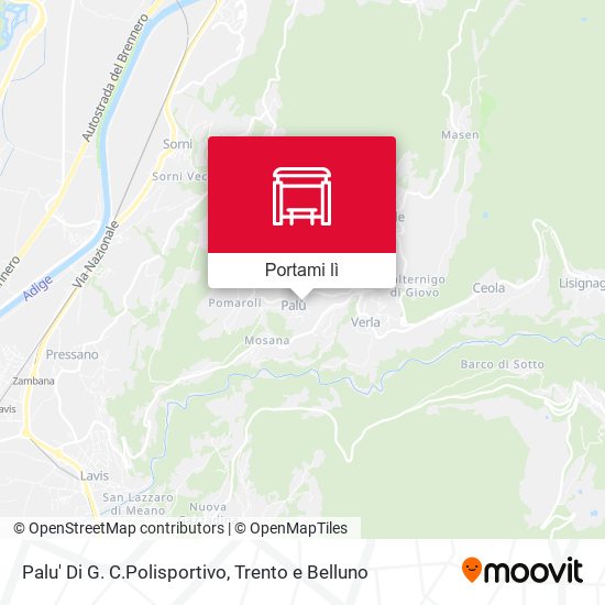 Mappa Palu' Di G. C.Polisportivo