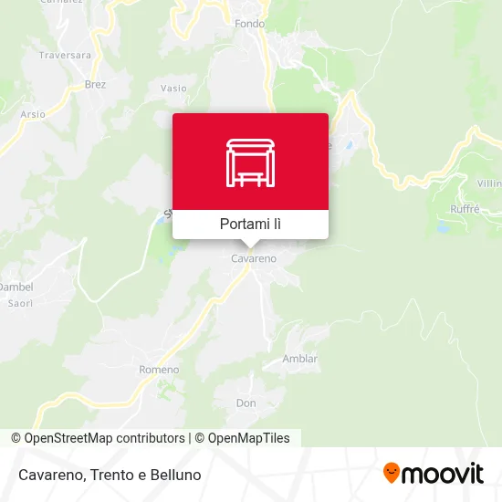 Mappa Cavareno
