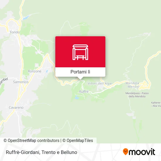 Mappa Ruffrè-Giordani