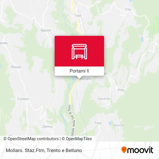Mappa Mollaro. Staz.Ftm