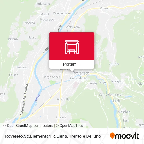 Mappa Rovereto.Sc.Elementari R.Elena