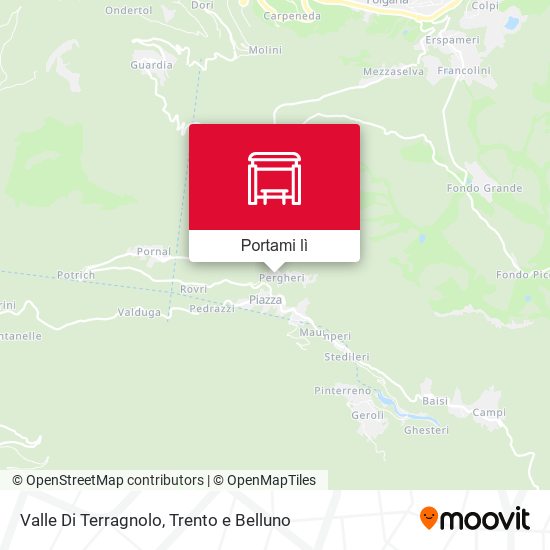 Mappa Valle Di Terragnolo