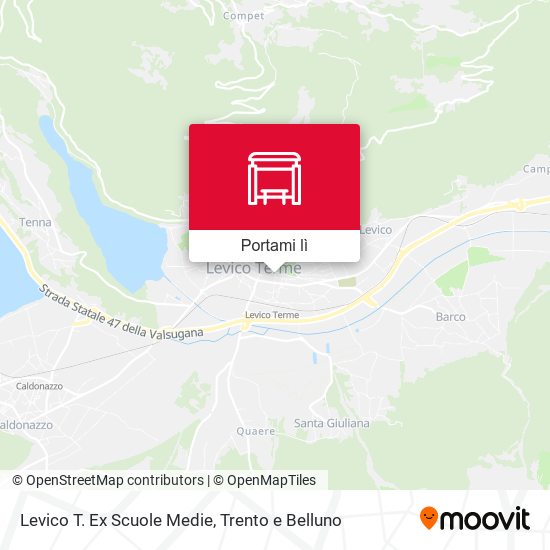 Mappa Levico T. Ex Scuole Medie