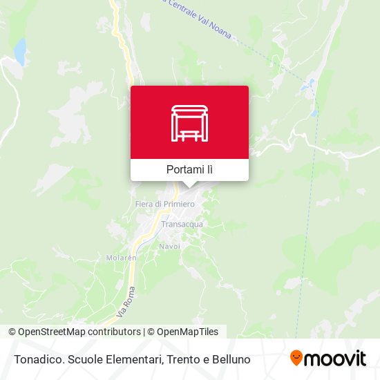 Mappa Tonadico. Scuole Elementari