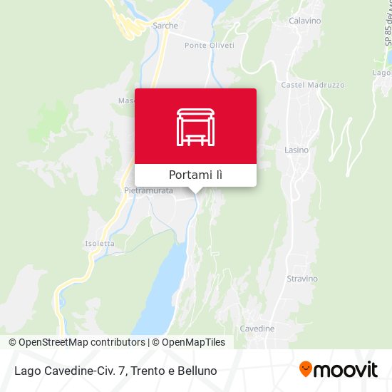 Mappa Lago Cavedine-Civ. 7