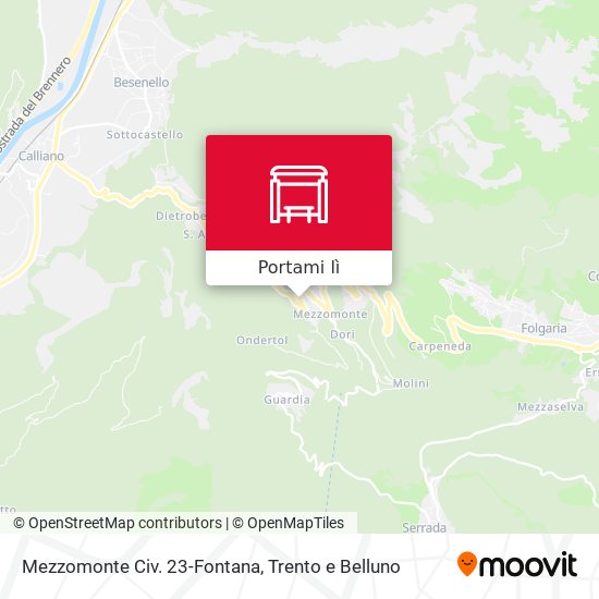 Mappa Mezzomonte Civ. 23-Fontana