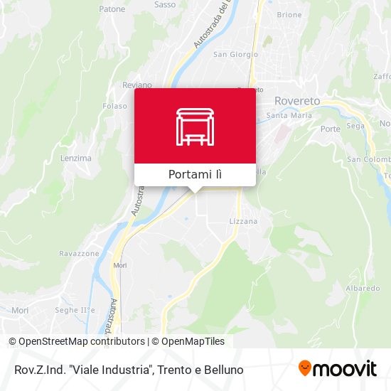 Mappa Rov.Z.Ind. "Viale Industria"