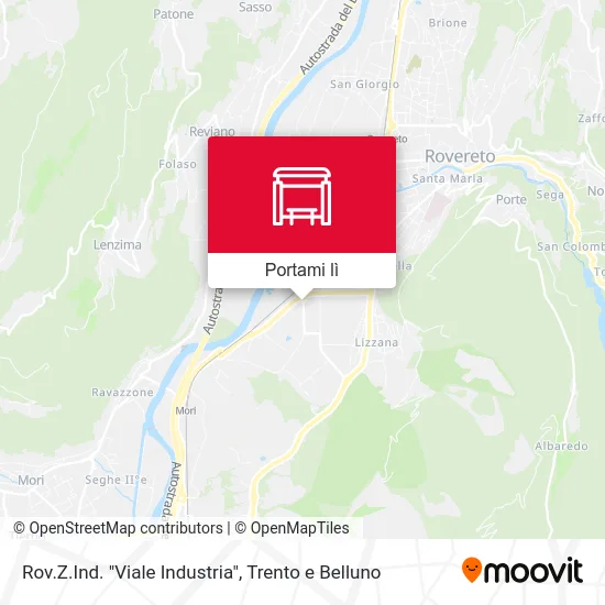 Mappa Rov.Z.Ind. "Viale Industria"