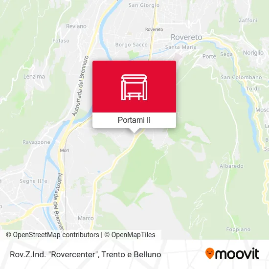 Mappa Rov.Z.Ind. "Rovercenter"