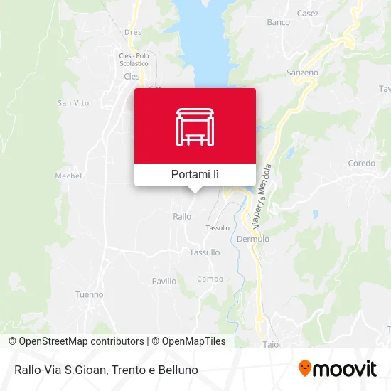 Mappa Rallo-Via S.Gioan