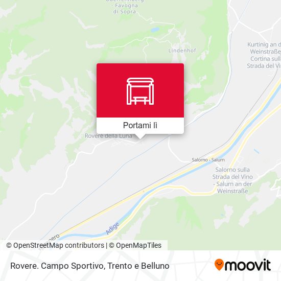 Mappa Rovere. Campo Sportivo