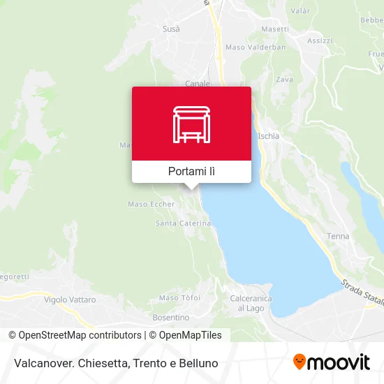 Mappa Valcanover. Chiesetta