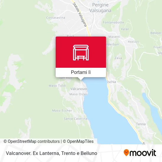 Mappa Valcanover. Ex Lanterna