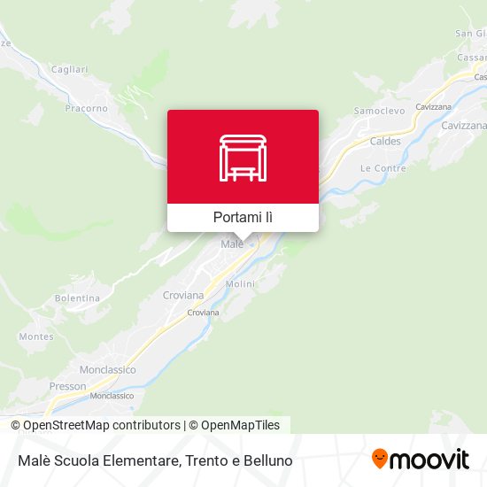 Mappa Malè Scuola Elementare
