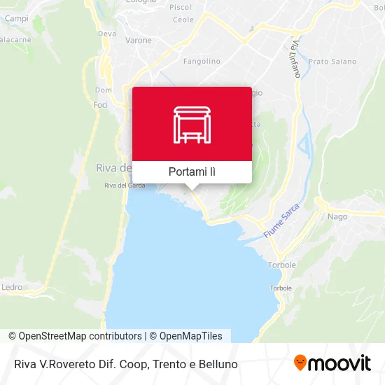 Mappa Riva V.Rovereto Dif. Coop