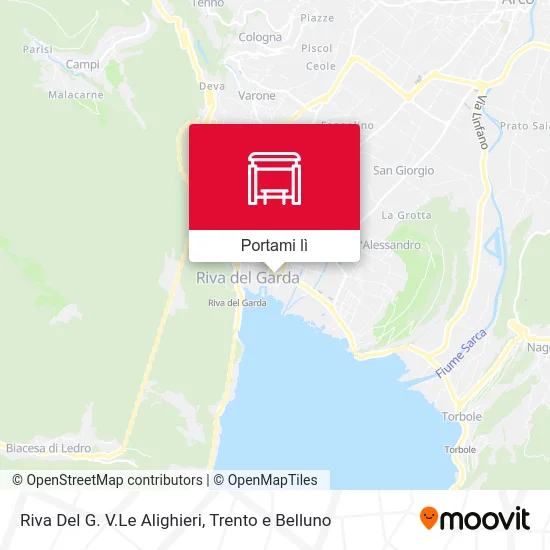 Mappa Riva Del G. V.Le Alighieri
