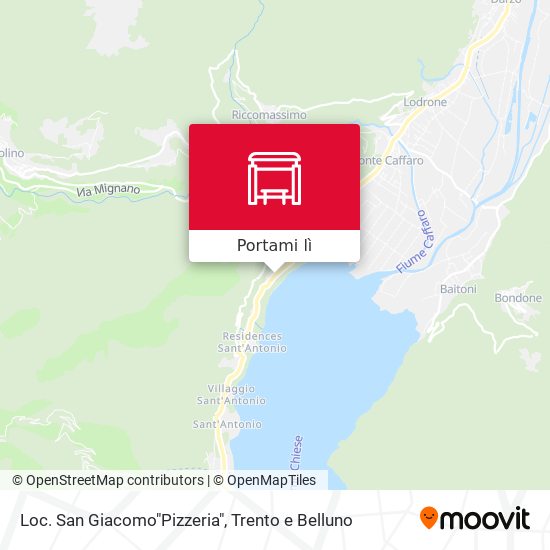 Mappa Loc. San Giacomo"Pizzeria"