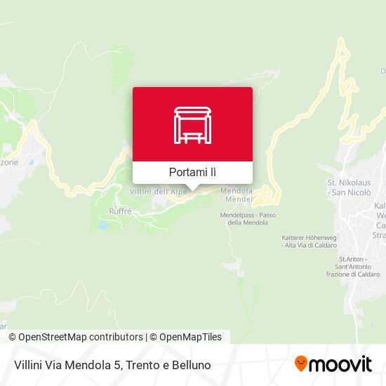 Mappa Villini Via Mendola 5