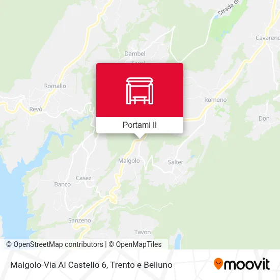 Mappa Malgolo-Via Al Castello 6