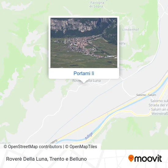 Mappa Roverè Della Luna